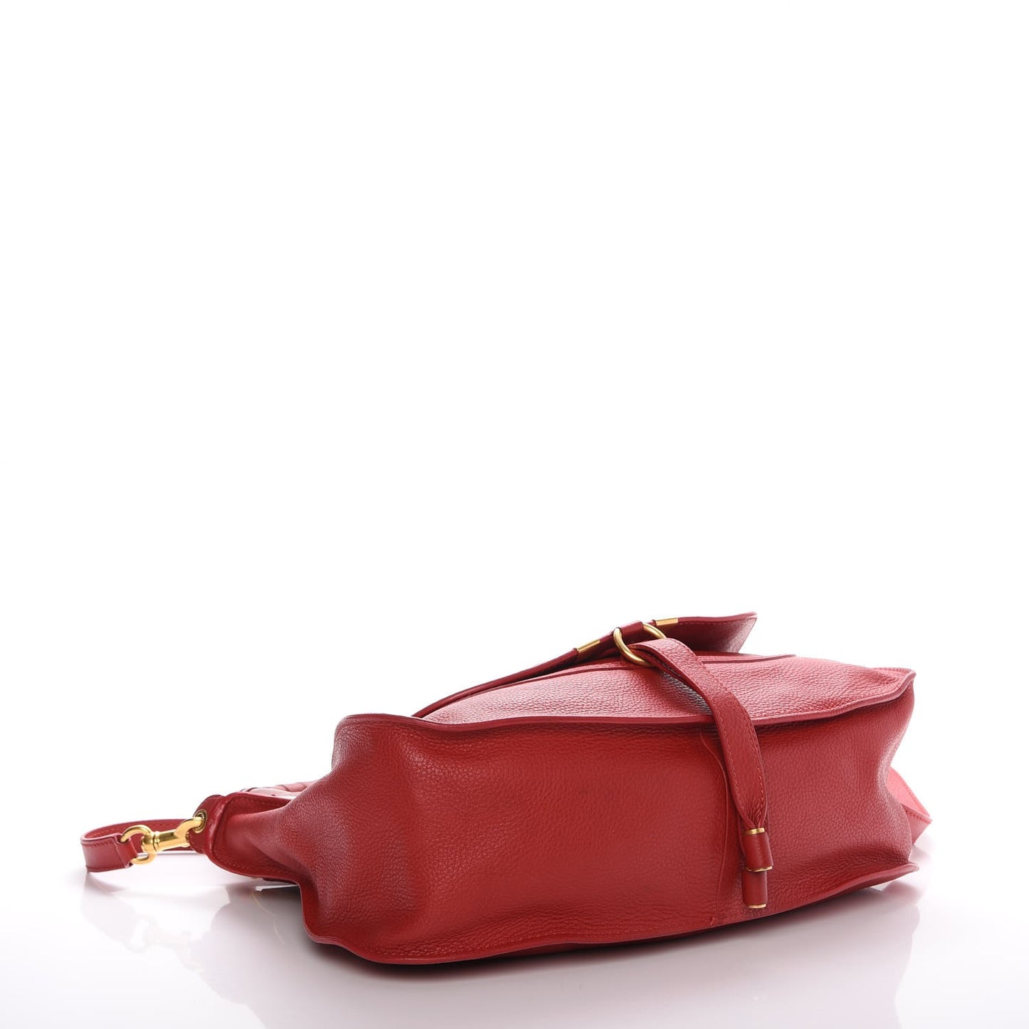 Calfskin Medium Marcie Satchel Red