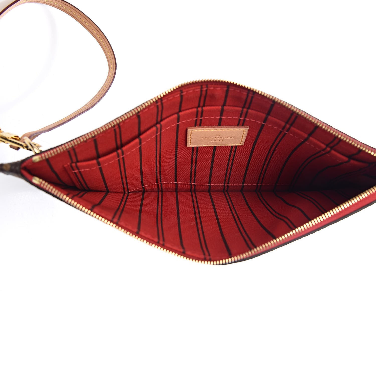 Louis Vuitton Monogram Neverfull MM GM Pochette Cherry 5 of 8