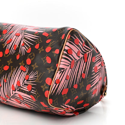 Louis Vuitton Monogram Jungle Dots Speedy 30 Sugar Pink Poppy 9 of 9