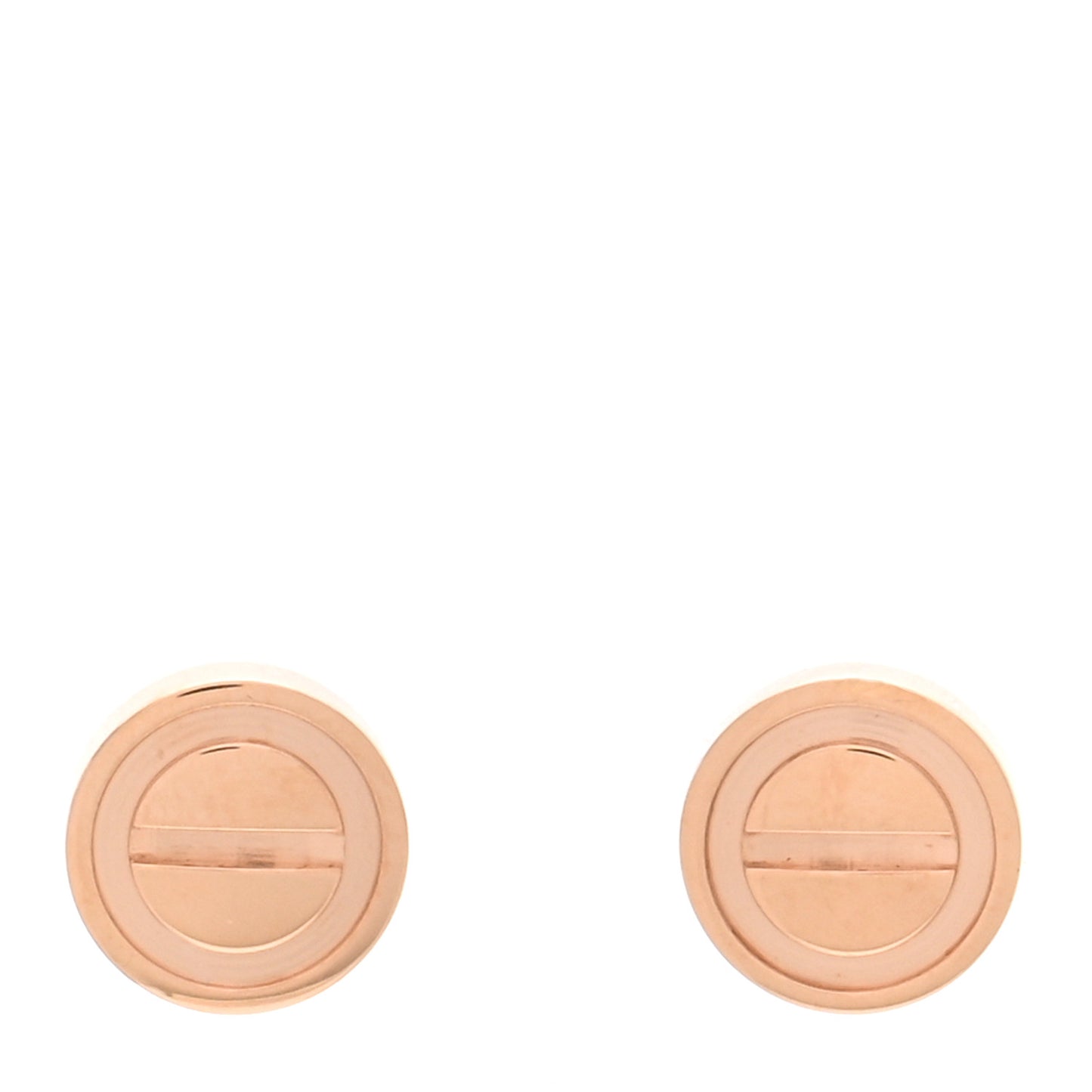 18K Pink Gold LOVE Earrings