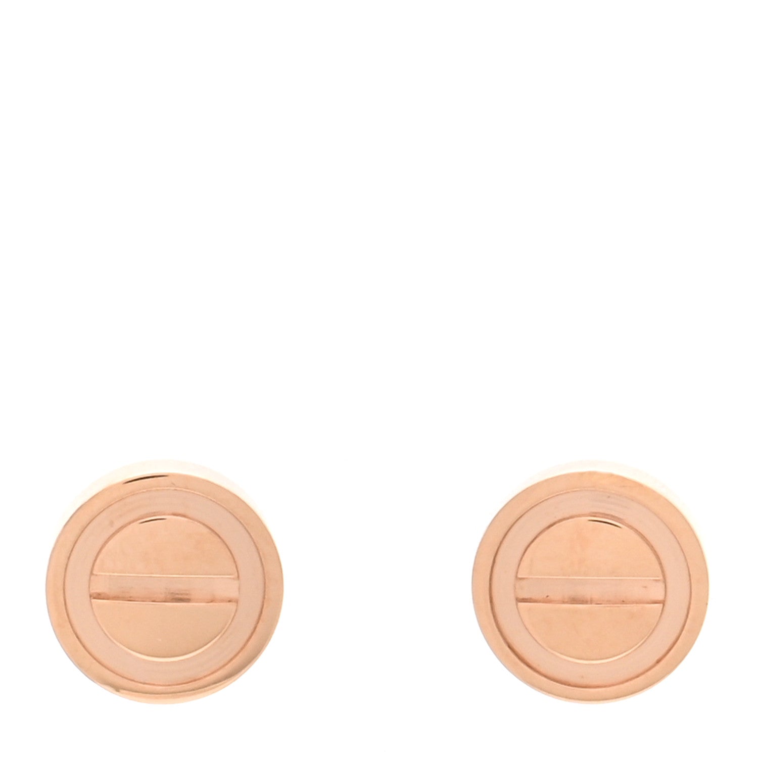 Cartier 18K Pink Gold LOVE Earrings 1 of 5