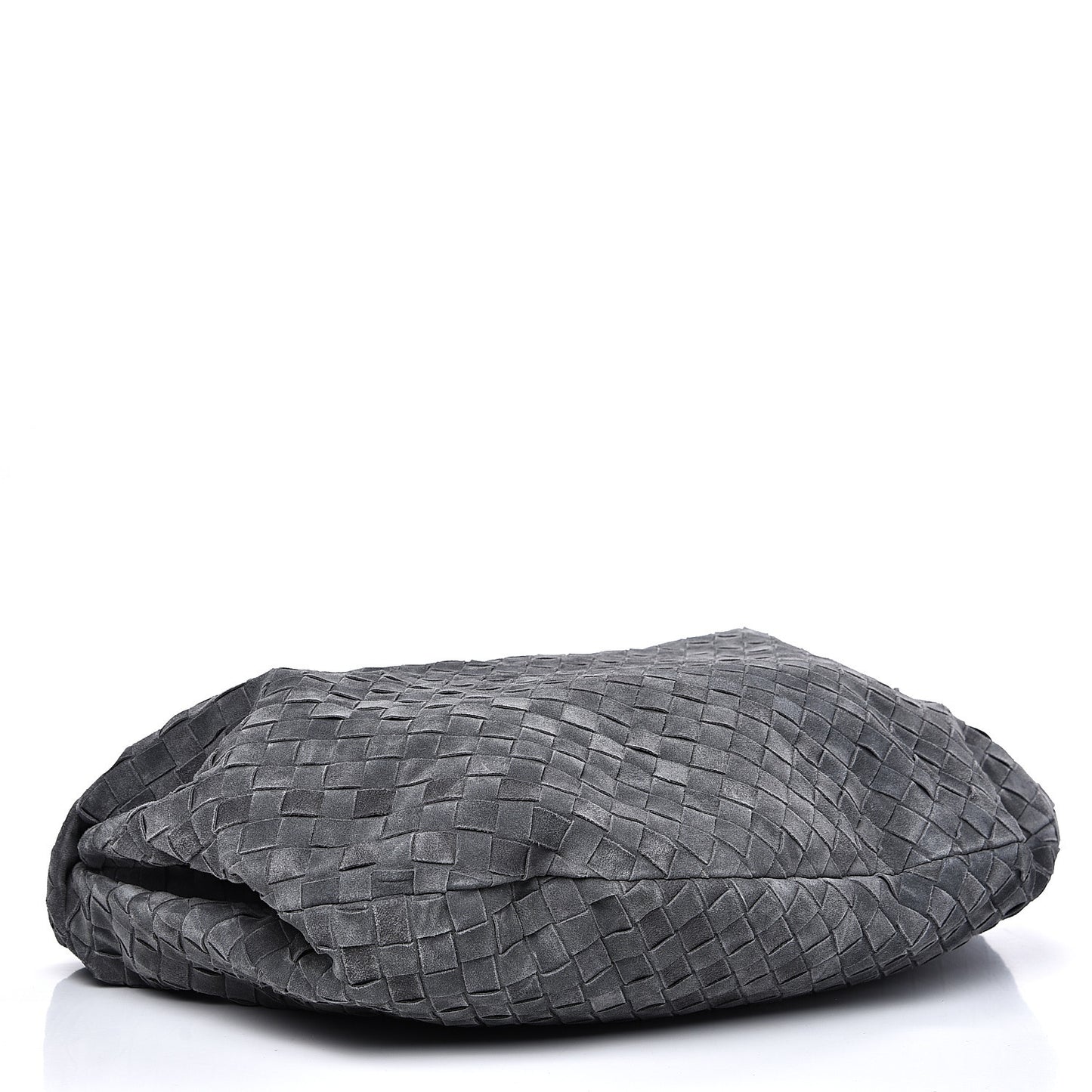 Suede Intrecciato Large Jodie Medium Grey