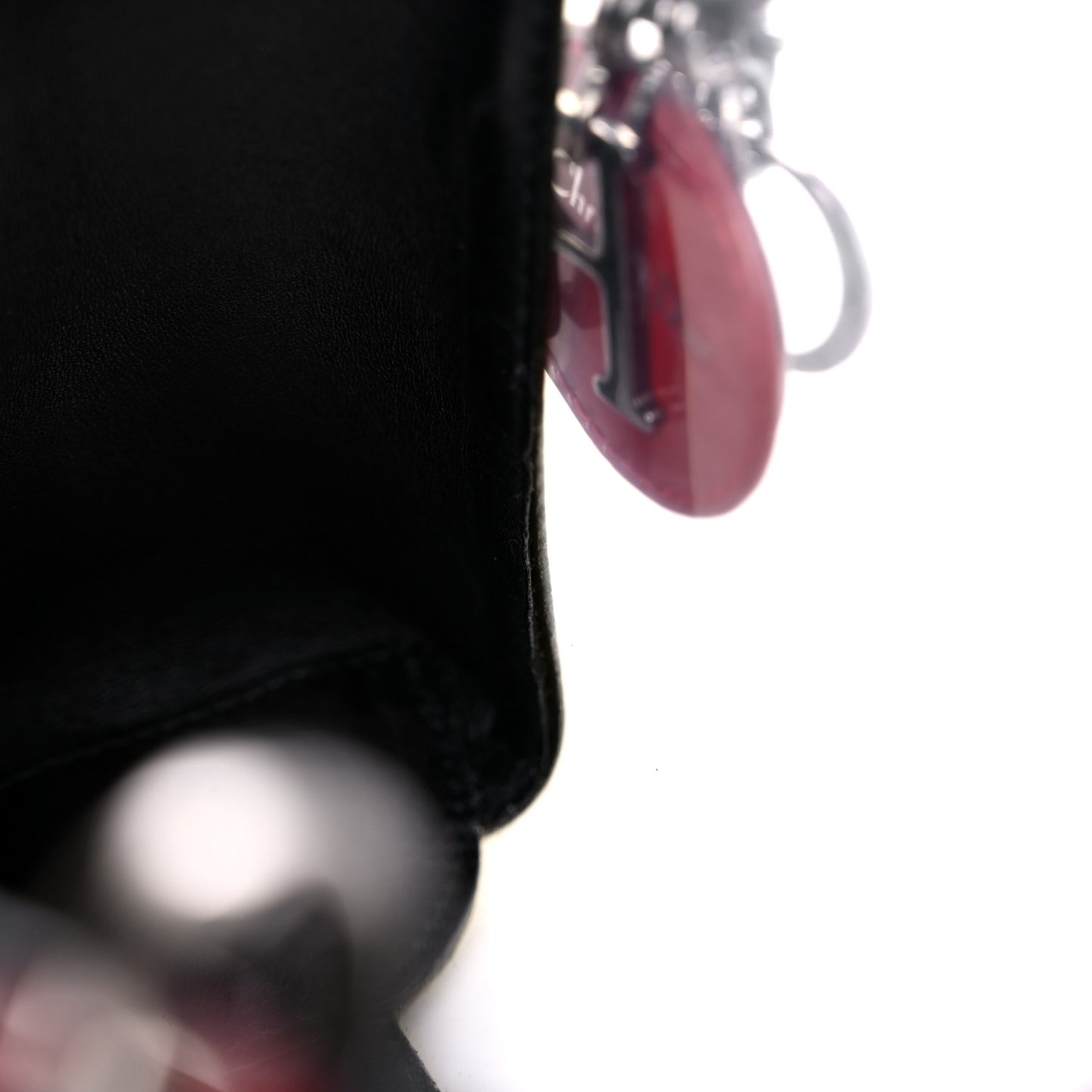 PVC Lady Dior Black Red