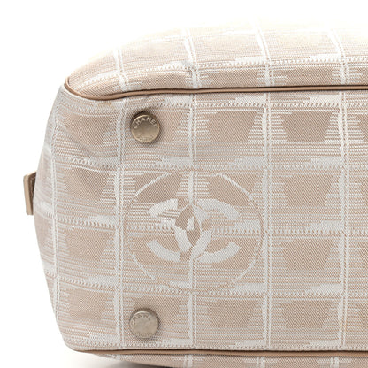 Chanel Nylon Travel Bowler Beige 8 of 10