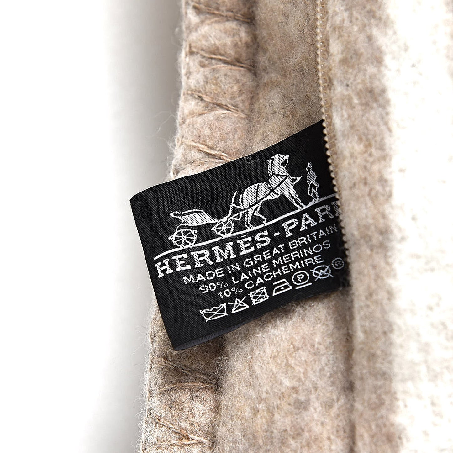 Wool Cashmere Avalon III Pillow PM Coco Camomille