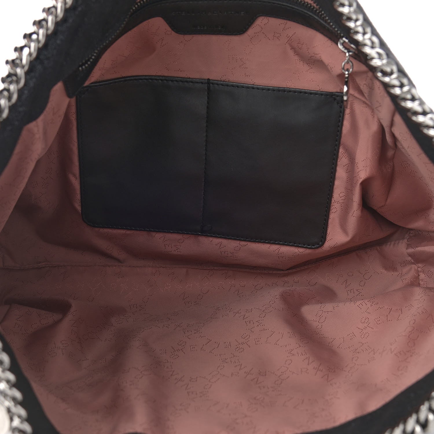 Stella McCartney Shaggy Deer Falabella East West Shopper Tote Black 5 of 11