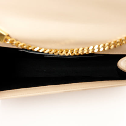 Saint Laurent Grain De Poudre Medium Monogram Kate Satchel Dark Beige 5 of 11