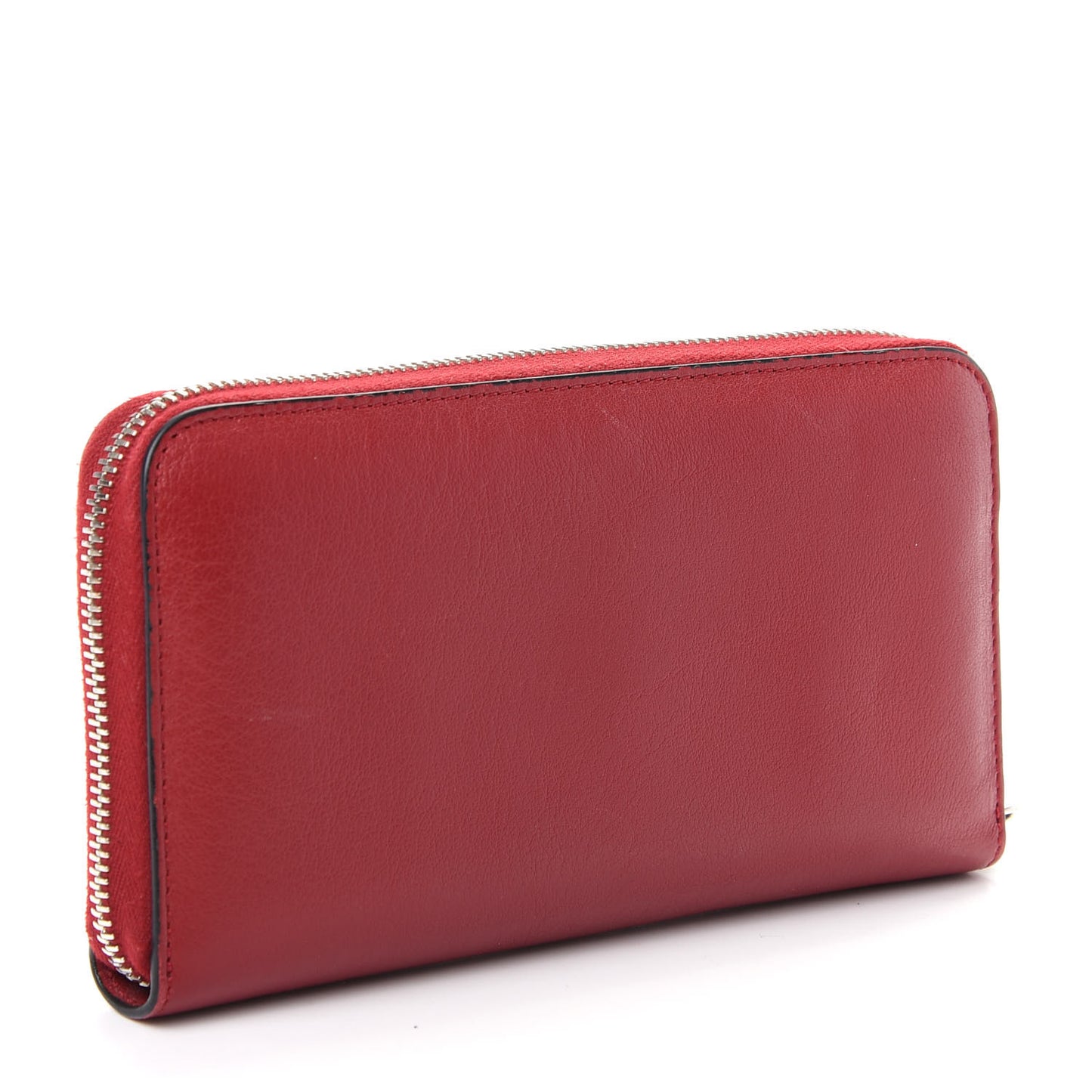 Vitello Dolce Elaphe Monster Eyes Zip Around Wallet Ribes Naturale