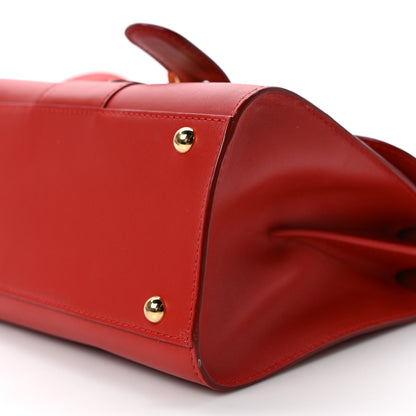 Delvaux Box Calfskin Mini Brillant Satchel Red 9 of 9