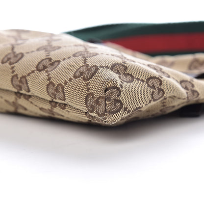 Gucci Monogram Web Belt Bag Dark Brown 9 of 10