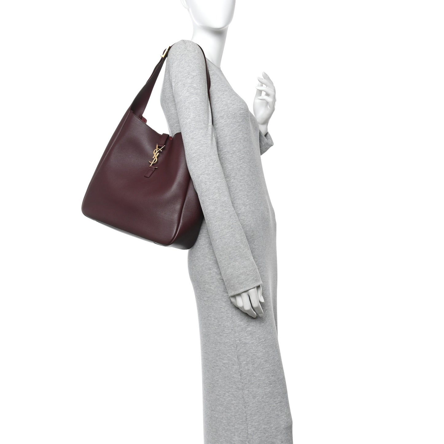 Supple Calfskin Large Le 5 A 7 Soft Hobo Rouge Legion