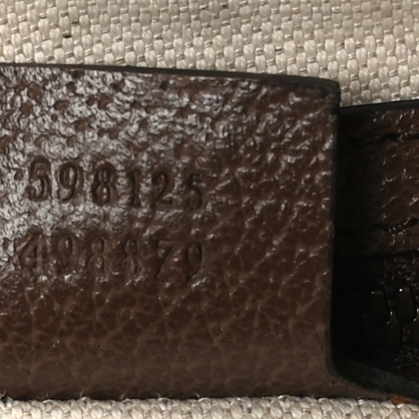 Gucci GG Supreme Monogram Web Small Ophidia Half Moon Hobo Brown 7 of 10