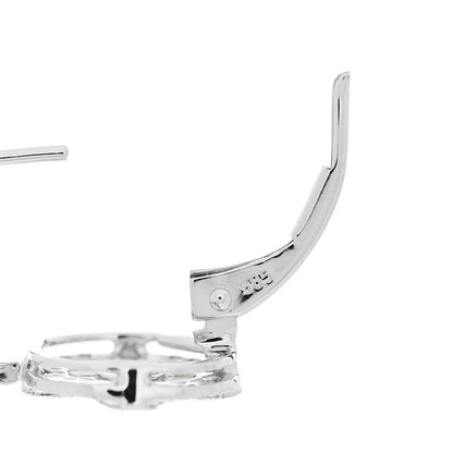Parker & West by FASHIONPHILE 14K White Gold Diamond .30ctw Art Deco Drop Earrings 4 of 4