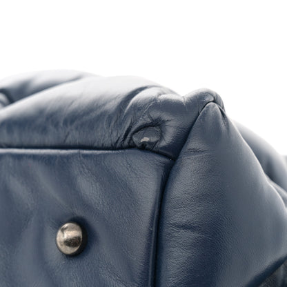 Chanel Calfskin Quilted Large Chesterfield Navy 11 of 12