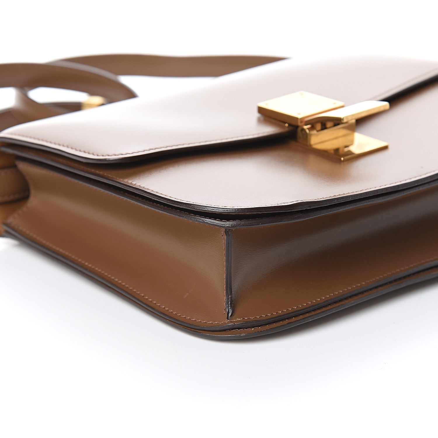 Celine Box Calfskin Medium Classic Box Flap Bag Camel 7 of 8