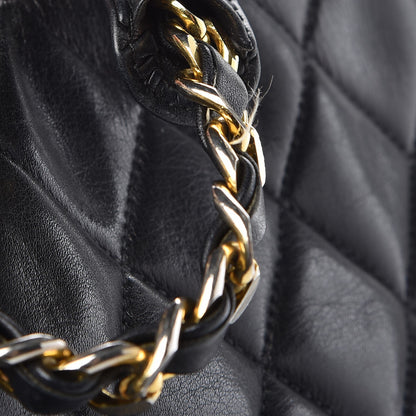 Chanel Lambskin Quilted Shoulder Bag Black 12 of 20
