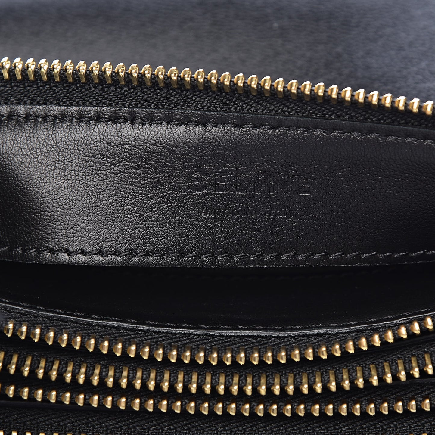 Lambskin Small Trio Crossbody Bag Black