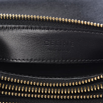 Celine Lambskin Small Trio Crossbody Bag Black 8 of 11