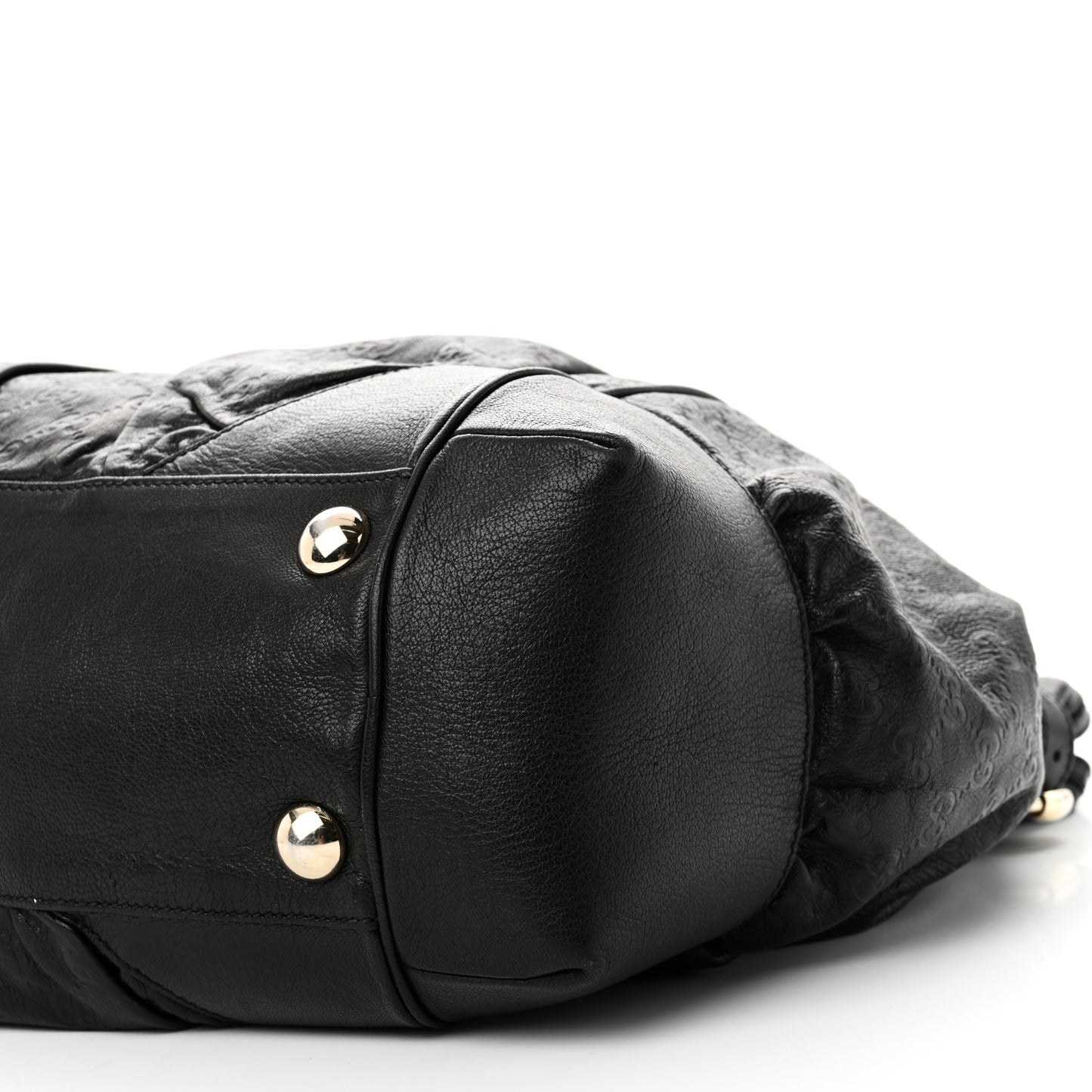 Guccissima Large Full Moon Tote Black