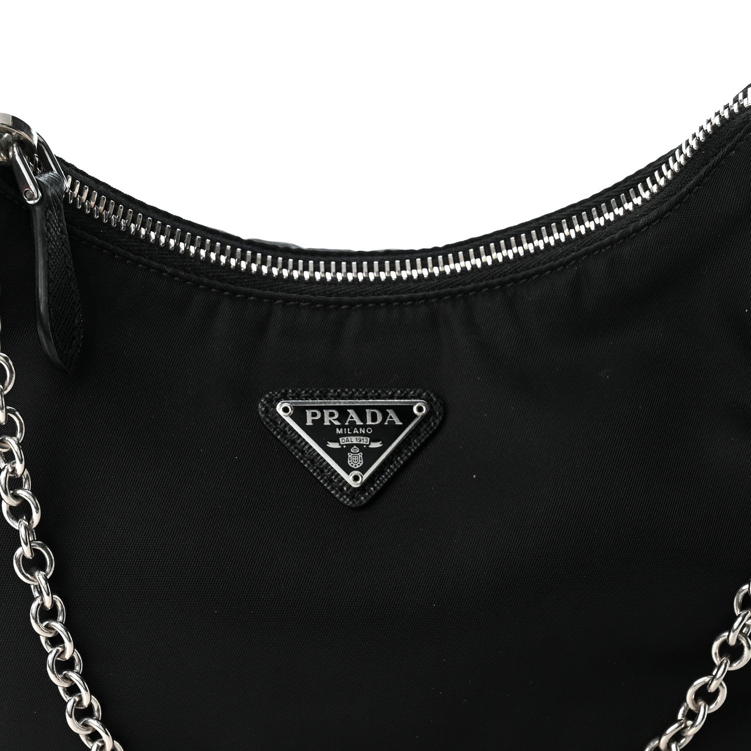 Prada Nylon Re-Edition 2005 Shoulder Bag Black 8 of 12