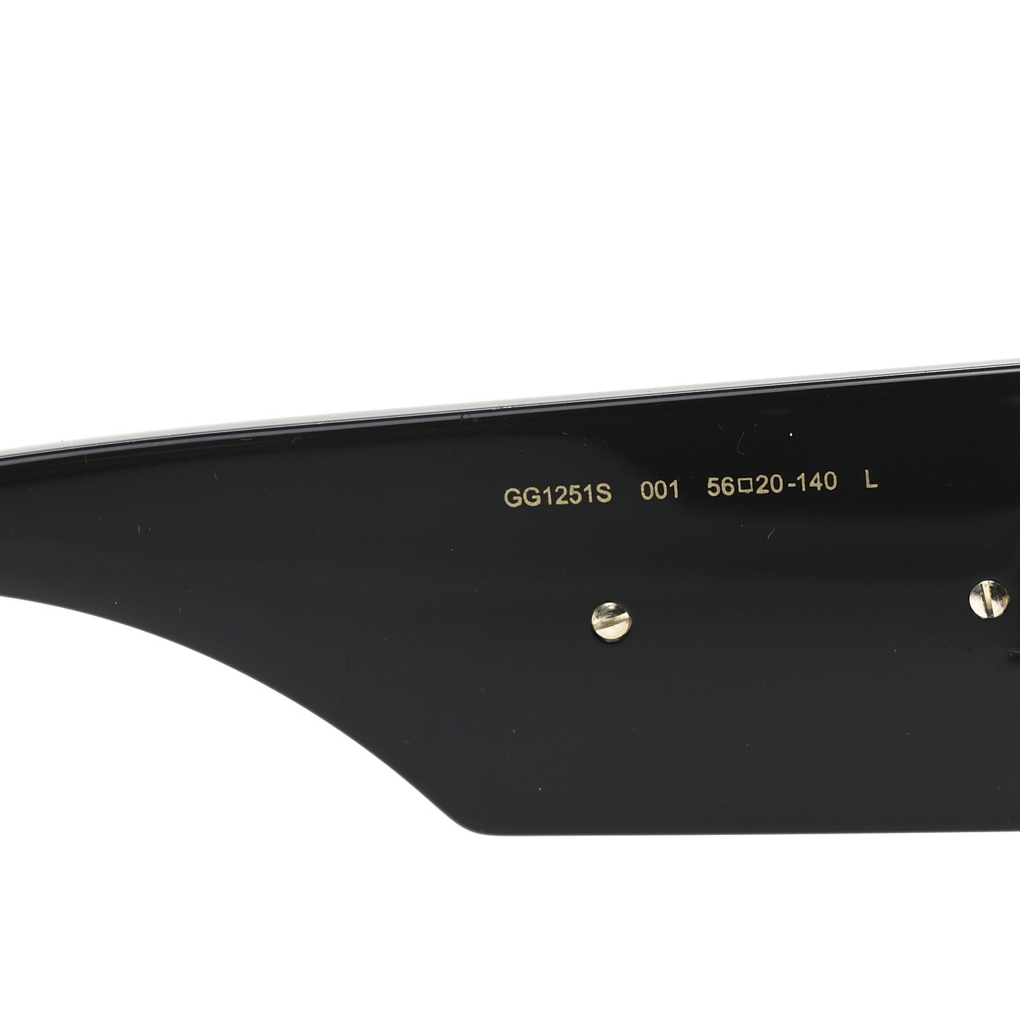 Acetate Square GG1251S Sunglasses Black