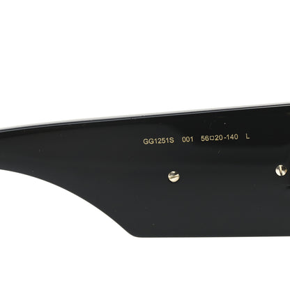 Gucci Acetate Square GG1251S Sunglasses Black 6 of 6