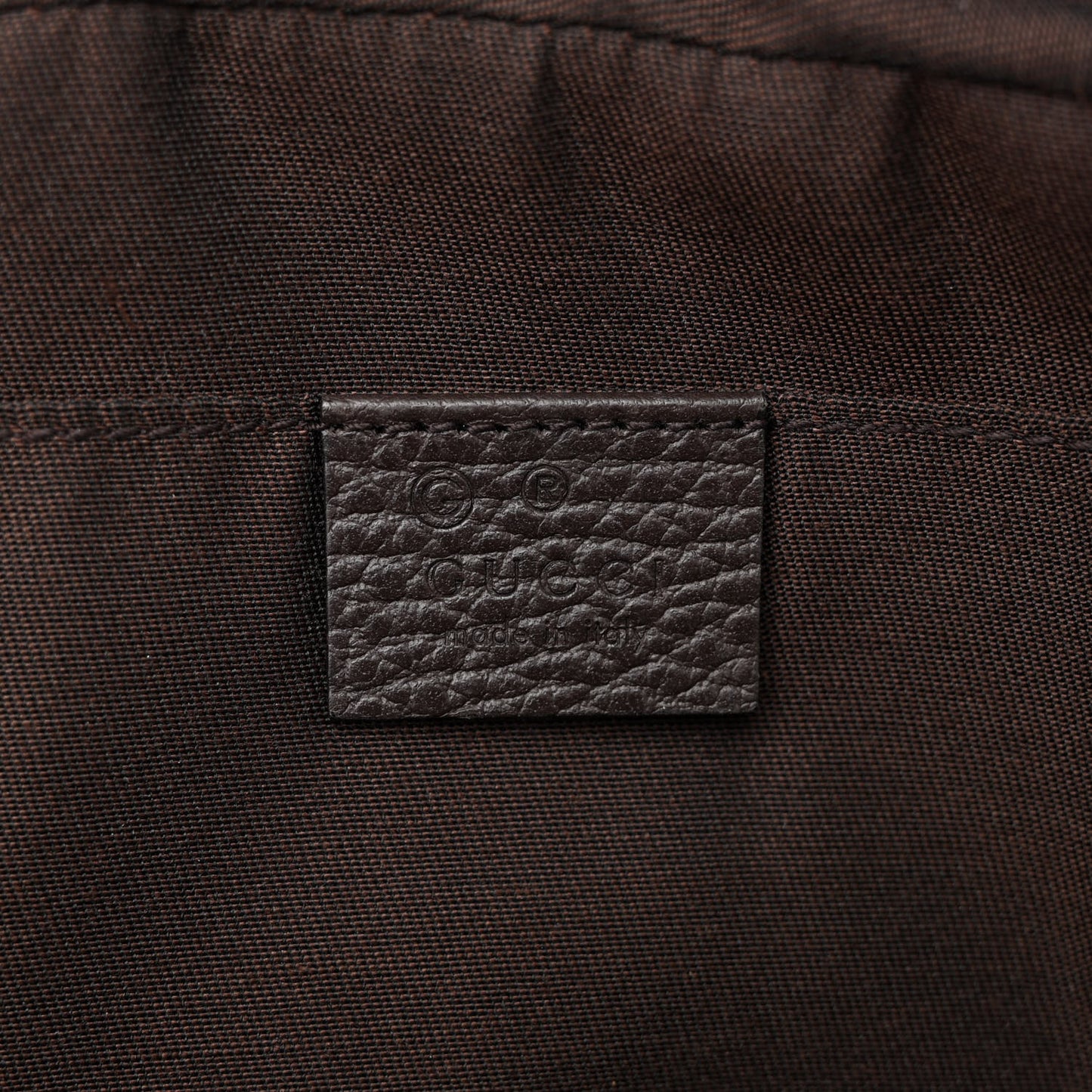 Monogram Dollar Calfskin Belt Bag Beige Ebony Testa di Moro Marrone Scuro