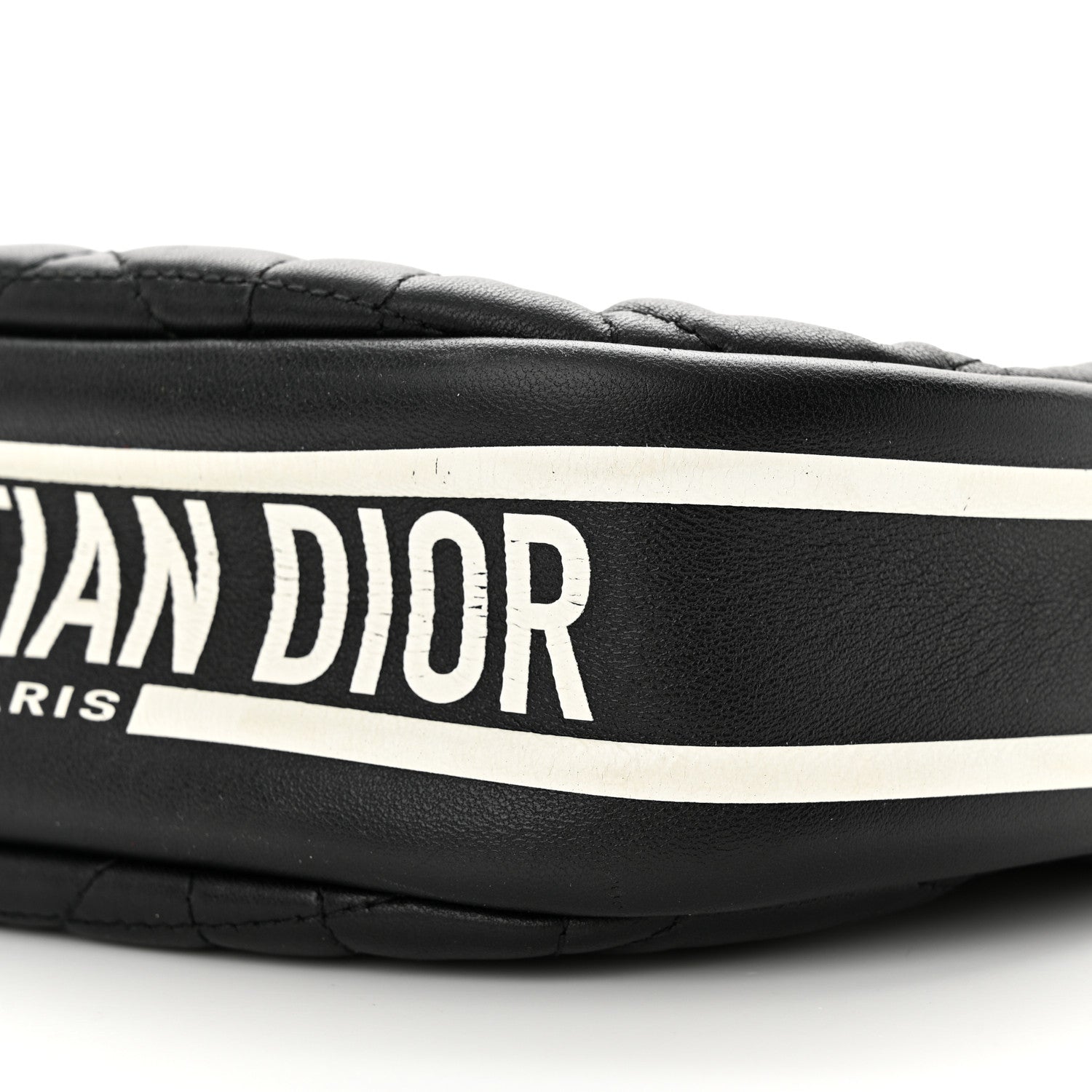 Christian Dior Lambskin Cannage Medium Dior Vibe Hobo Bag Black 9 of 9