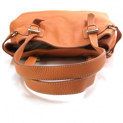 Prada Vitello Daino Tote Orange 6 of 11