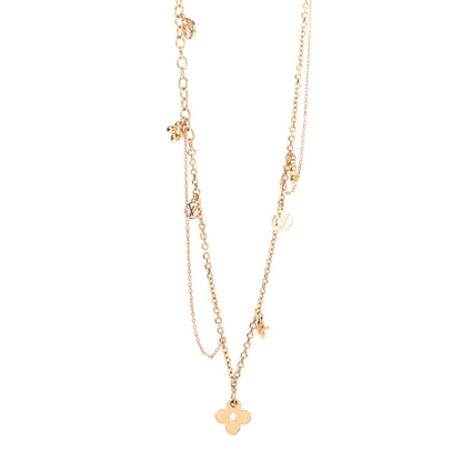Louis Vuitton Metal Blooming Supple Necklace Gold 1 of 7