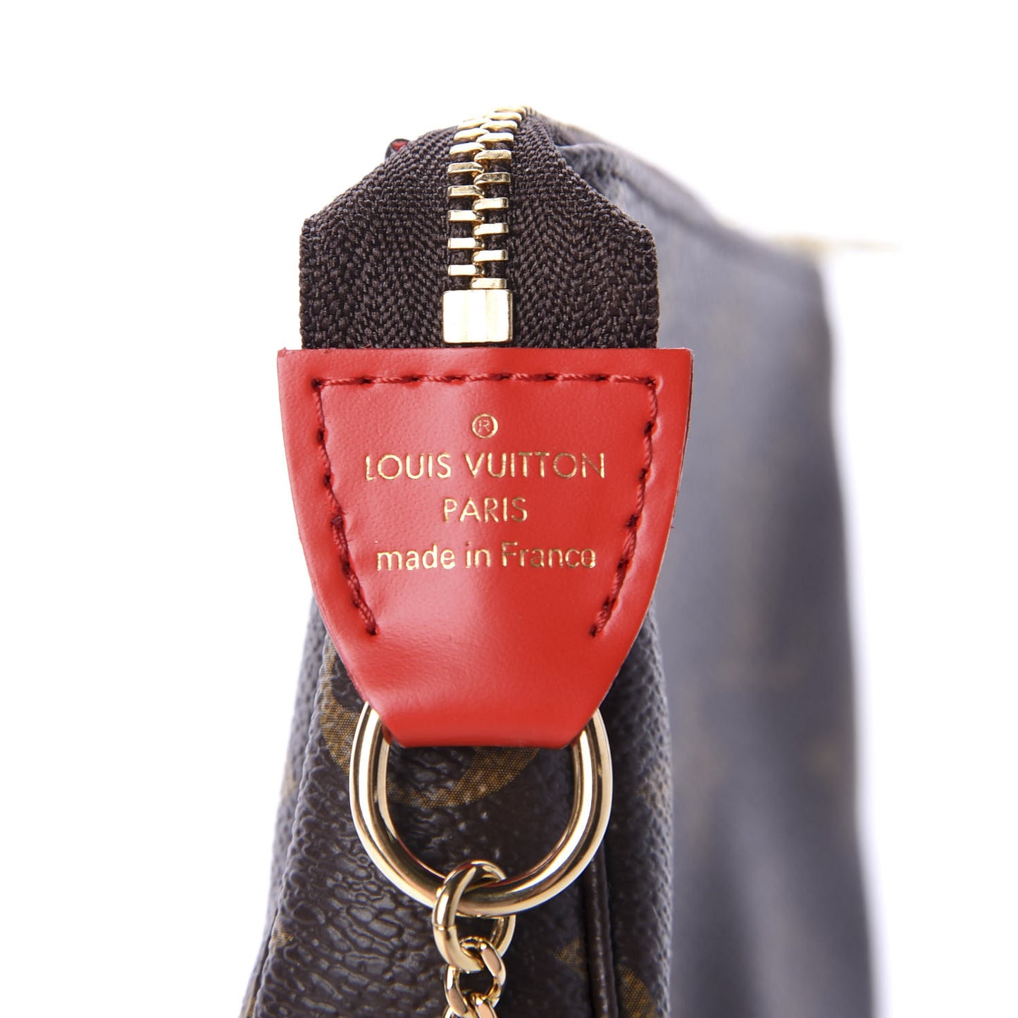 Monogram 2020 Christmas Animation Bumper Cars Mini Pochette Accessories Coquelicot