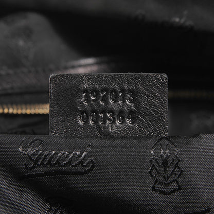 Gucci Patent Medium Hysteria Top Handle Bag Black 7 of 7