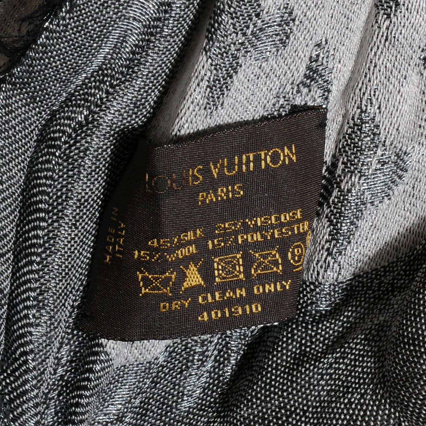 Monogram Ikat Stole