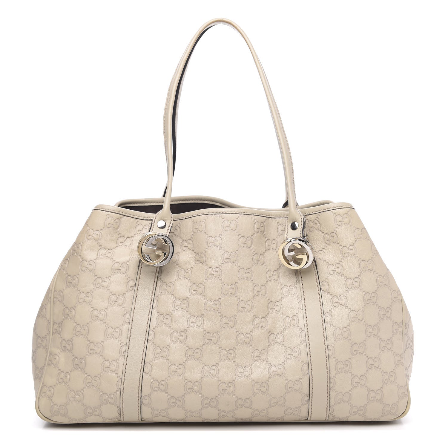Gucci Guccissima Medium GG Twins Tote Off White 1 of 11