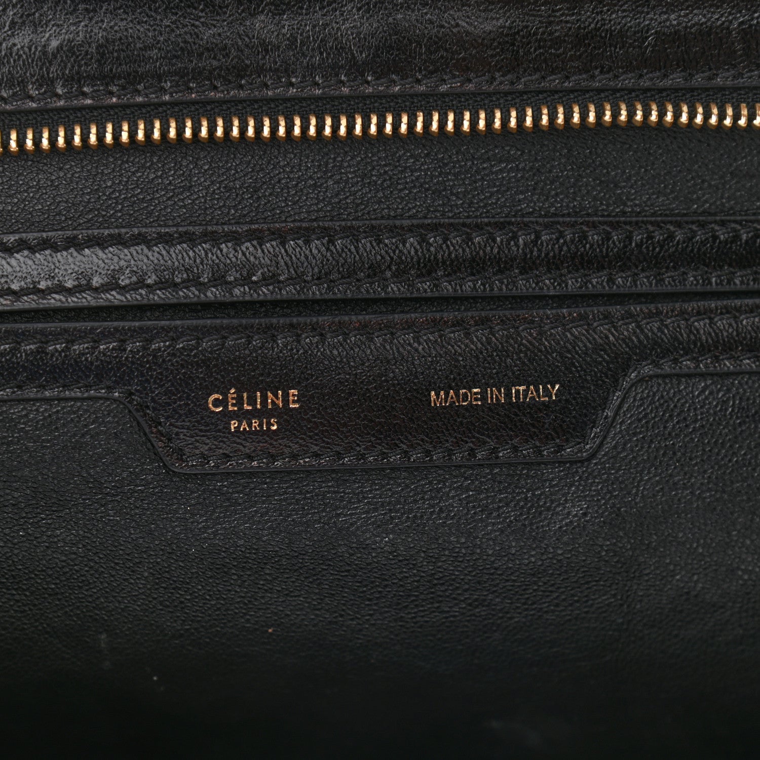 Celine Vernice Suede Medium Trapeze Black 6 of 15