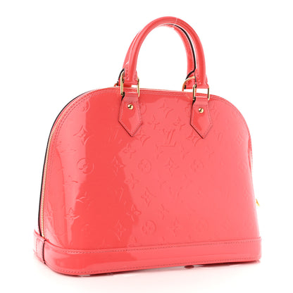 Louis Vuitton Vernis Alma PM Rose Litchi 3 of 11
