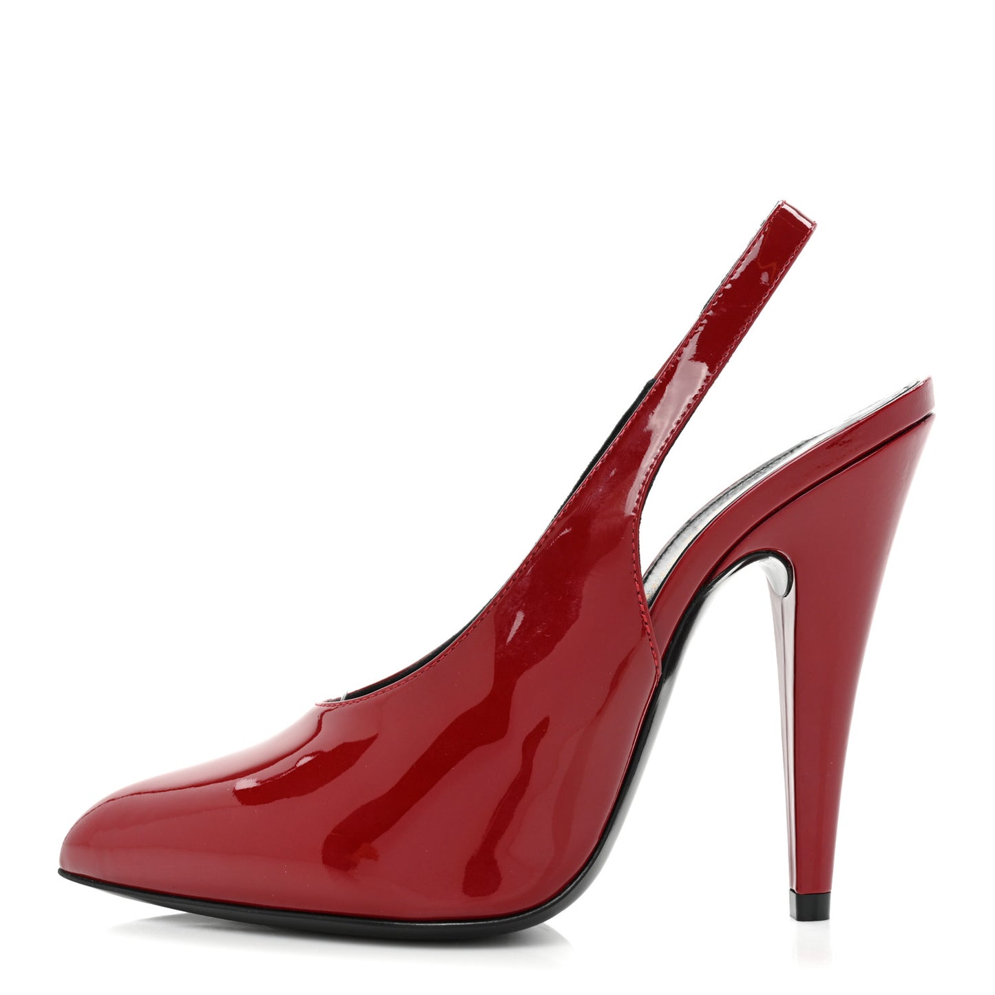 Patent Venus 110 Slingback Pumps 37 Hot Red