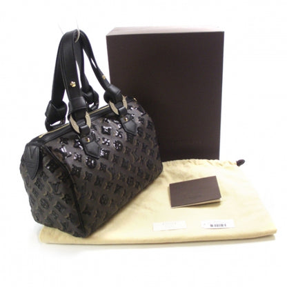 Louis Vuitton Monogram Sequins Eclipse Speedy 28 Black 3 of 10