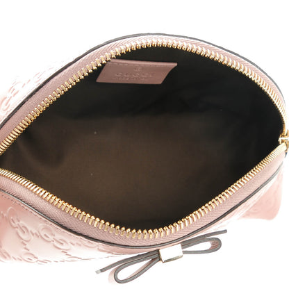 Gucci Guccissima Bow Cosmetic Case Light Pink 5 of 7