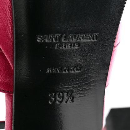 Saint Laurent Goatskin Candy 80 Platform Sandals 39.5 Bubblegum 7 of 14