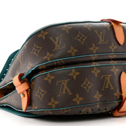 Louis Vuitton Monogram SC Flore Saumur Teal 8 of 10