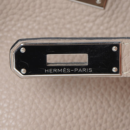 Hermes Taurillon Clemence Birkin 35 Gris Tourterelle 18 of 34