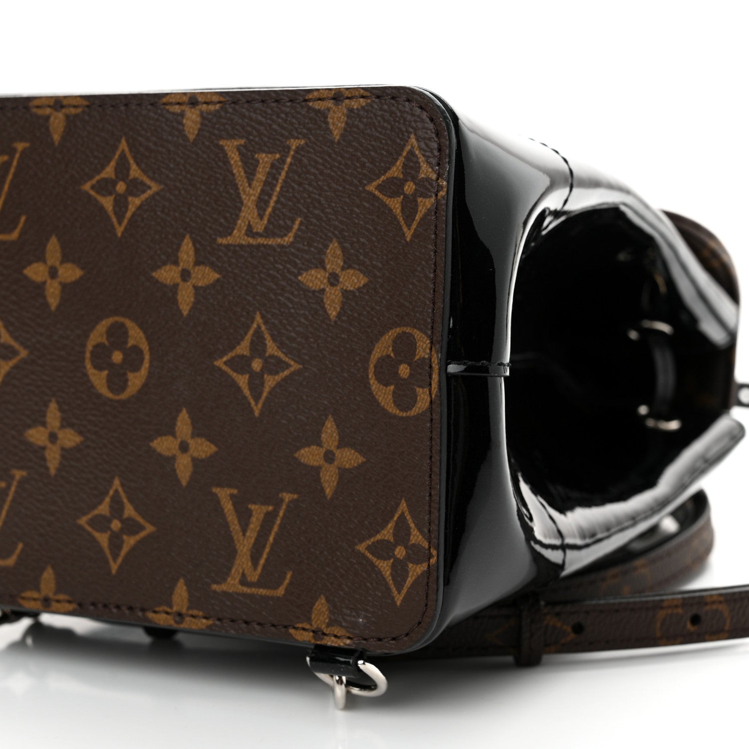 Louis Vuitton Patent Monogram Hot Springs Backpack Black 10 of 11