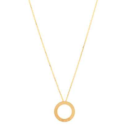 Cartier 18K Yellow Gold LOVE Pendant Necklace 3 of 4