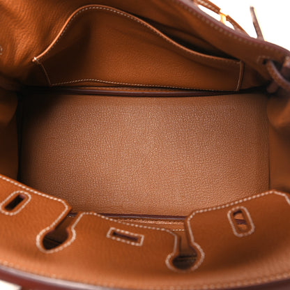 Hermes Togo Birkin 25 Gold 5 of 13