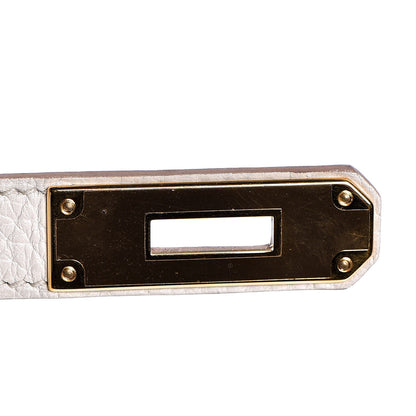 Hermes Taurillon Clemence Birkin 30 Beton 28 of 34