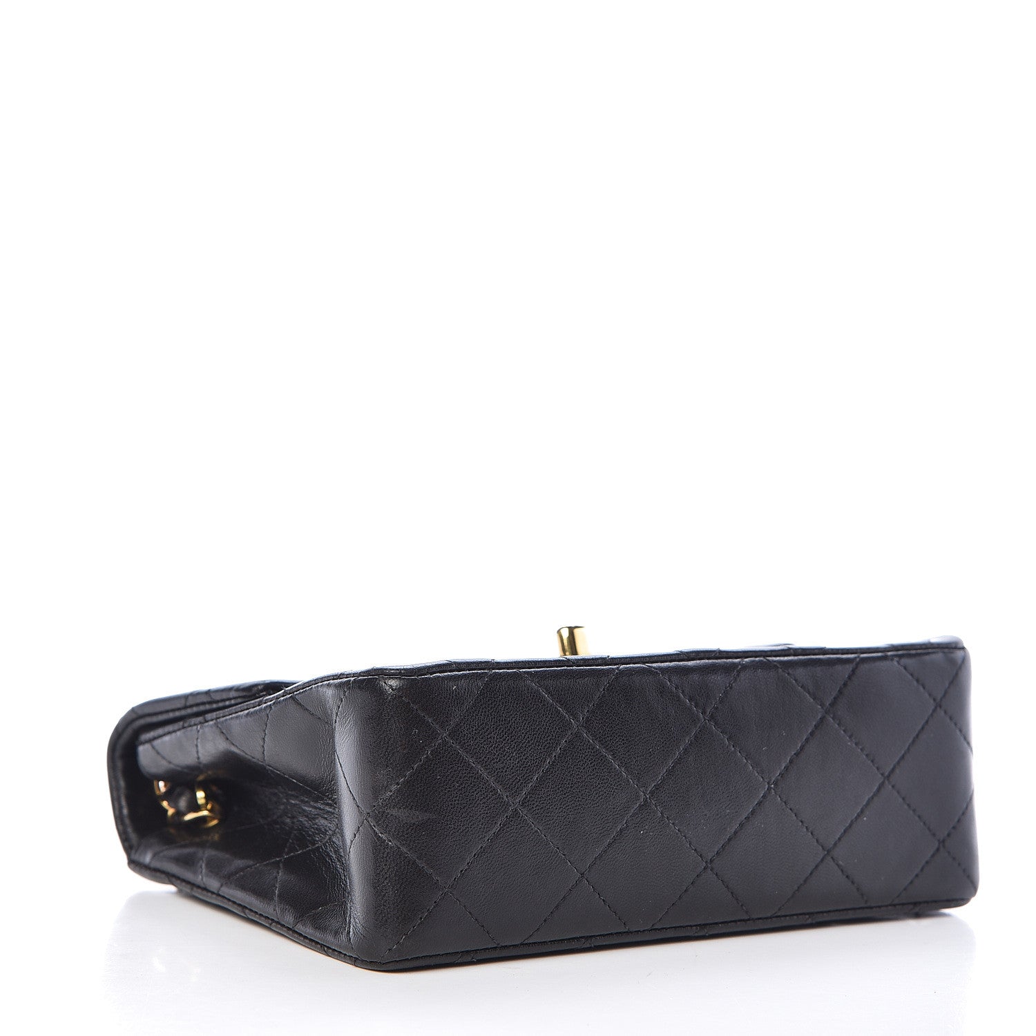 Chanel Lambskin Quilted Mini Square Flap Black 4 of 12