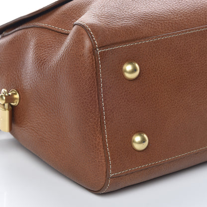 Mulberry Natural Leather Small Del Rey Satchel Oak 5 of 9