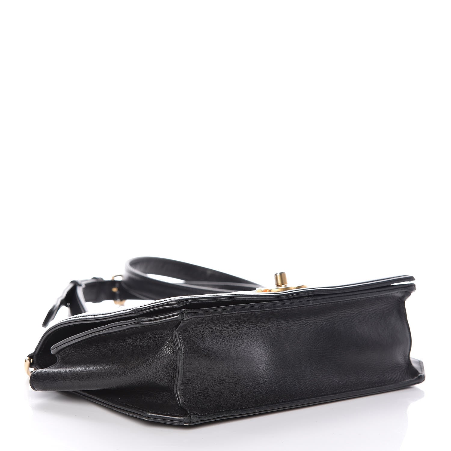 Chanel Grained Calfskin Quilted Medium Flap Black 4 of 12