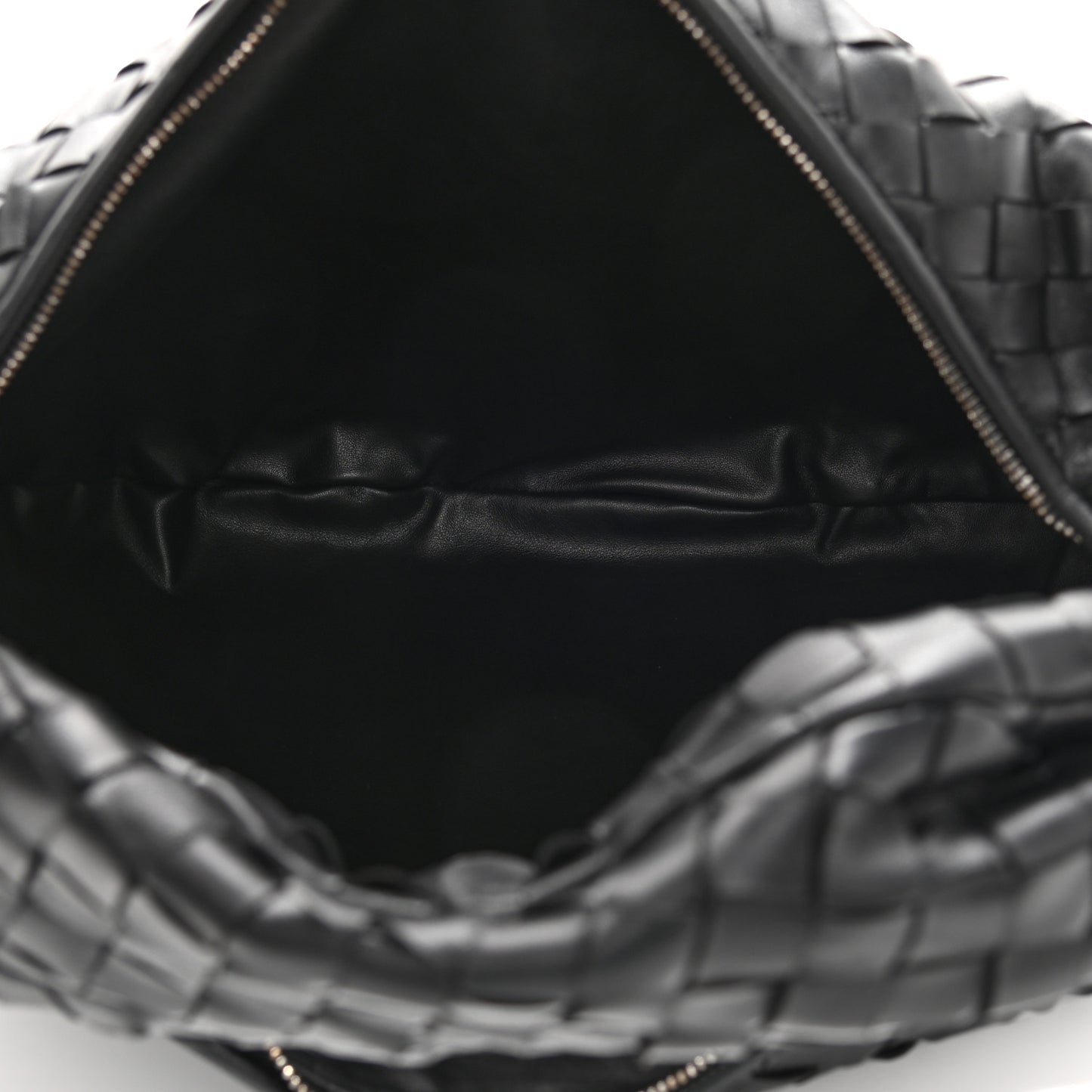 Nappa Intrecciato Teen Jodie Hobo Black